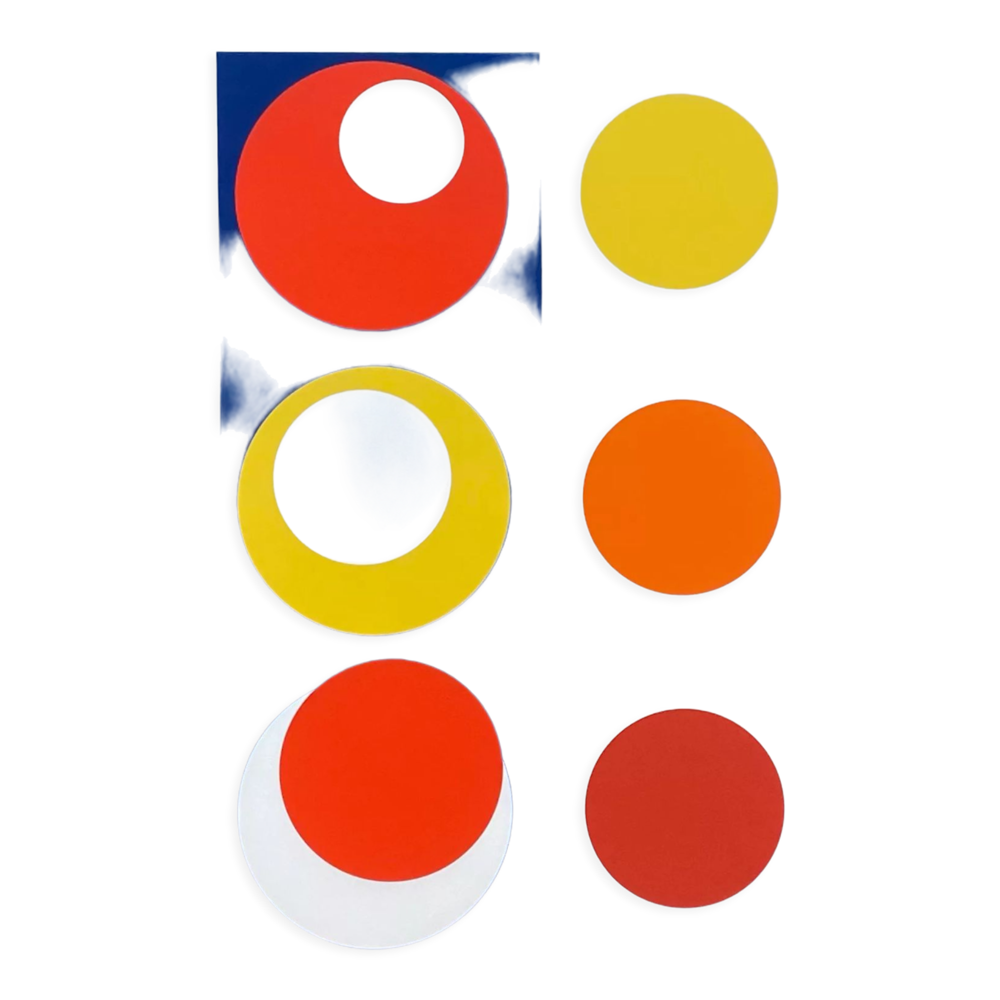 Silkscreen print by Geneviève Claisse 2010s