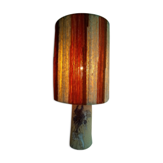 Lampe brutaliste en grès