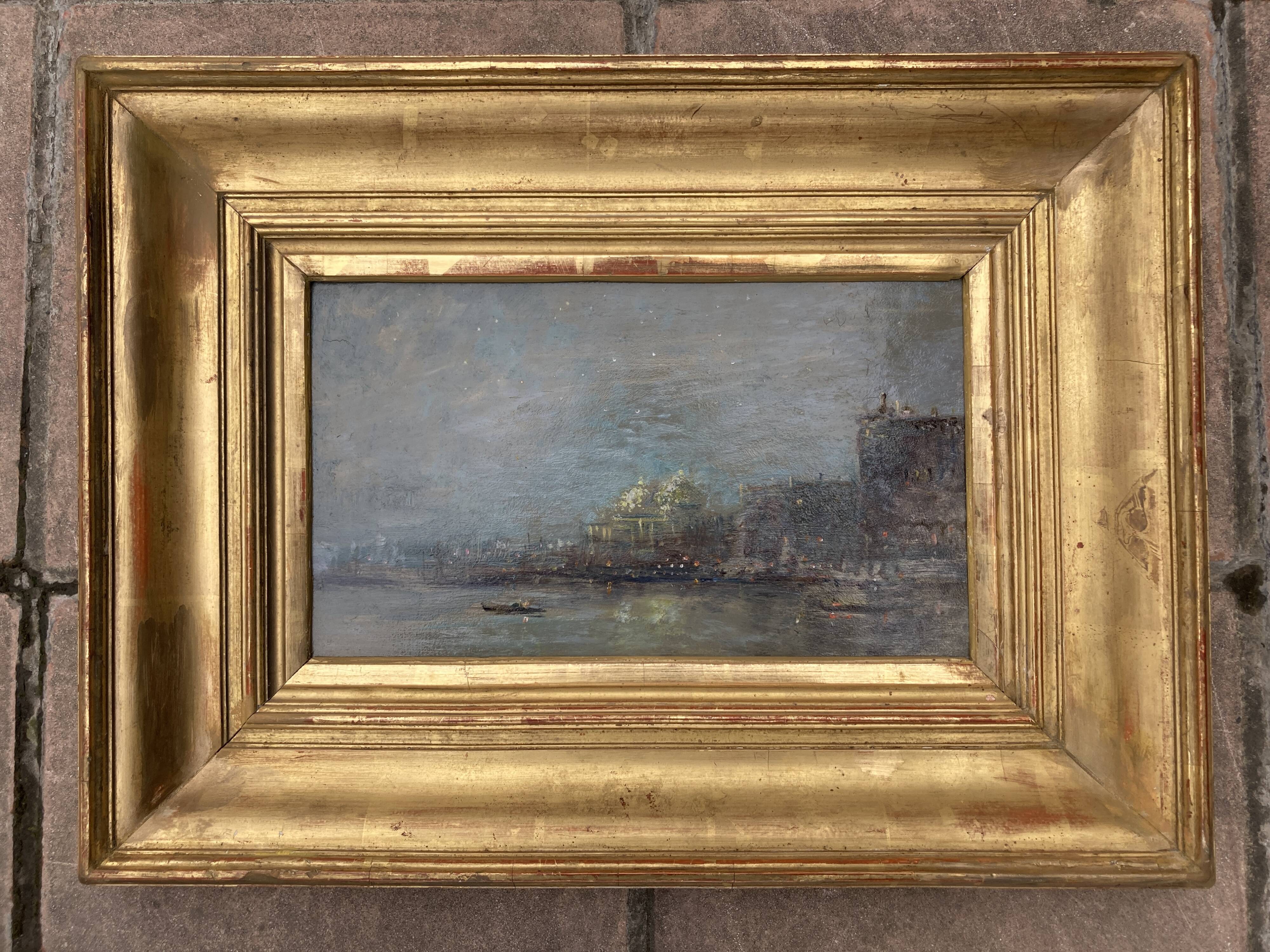 Ancient painting - Venice and its lagoon