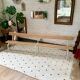 Vintage school bench