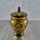 Pot en bois peint laqué artisanat russe Khokhloma