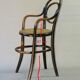 Chaise de bébé haute, Thonet 1890, bistrot, cannée