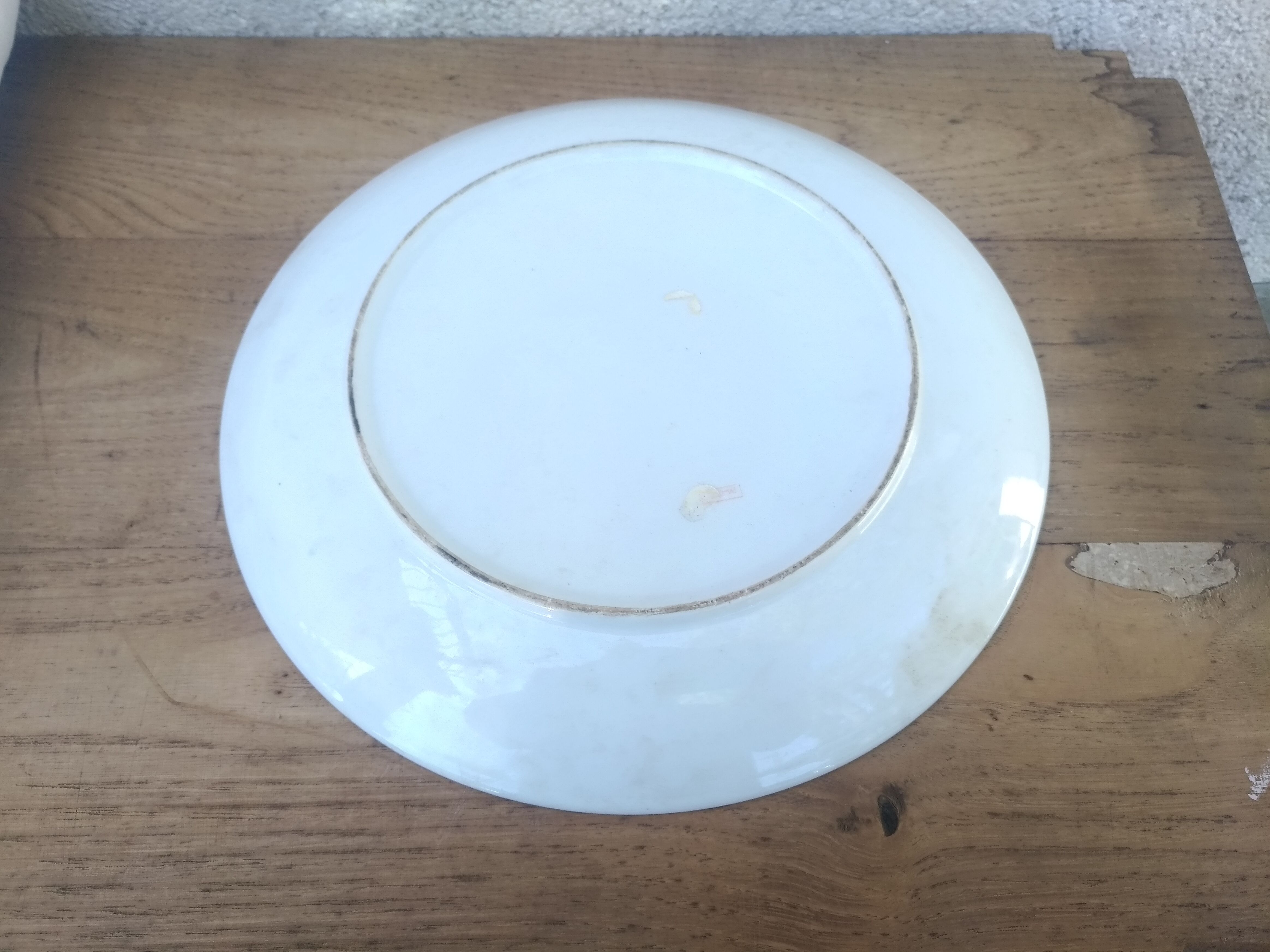 Porcelain plate