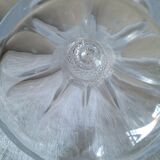 Crystal vase has spikes of diamonds