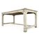 Antique table in patinated wood