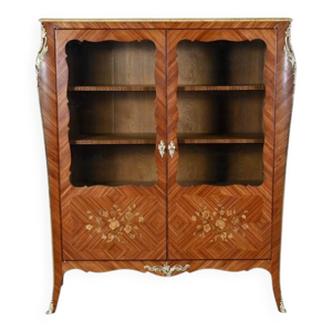 Bibliothèque vitrée - bois