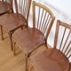 Lot de 5 chaises bistrot baumann vintage