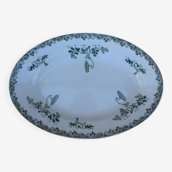 Saint Amand and Hamage "modern style" oval dish