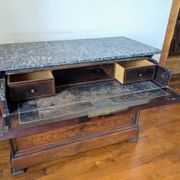 Commode bureau d'époque – Début XXᵉ siècle avec plateau en marbre