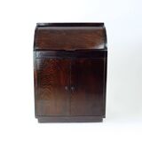 Enfilade des années 1950 avec plateau coulissant en contreplaqué courbé, Tchécoslovaquie