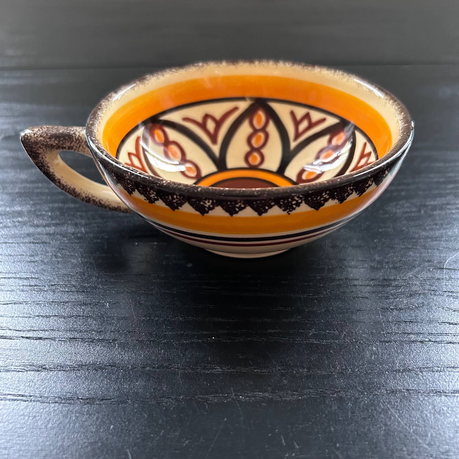 Old HB Quimper cider bowl