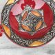 Vintage Moroccan ceramic and stone dish