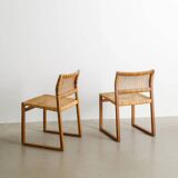 Danish Mid Century Wooden Dining Chairs by Børge Mogensen, 1960s