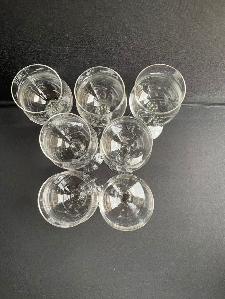Wine glasses in Crystalline glass