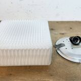 Vintage Wall Or Ceiling Light with Milk Glass, 1970s