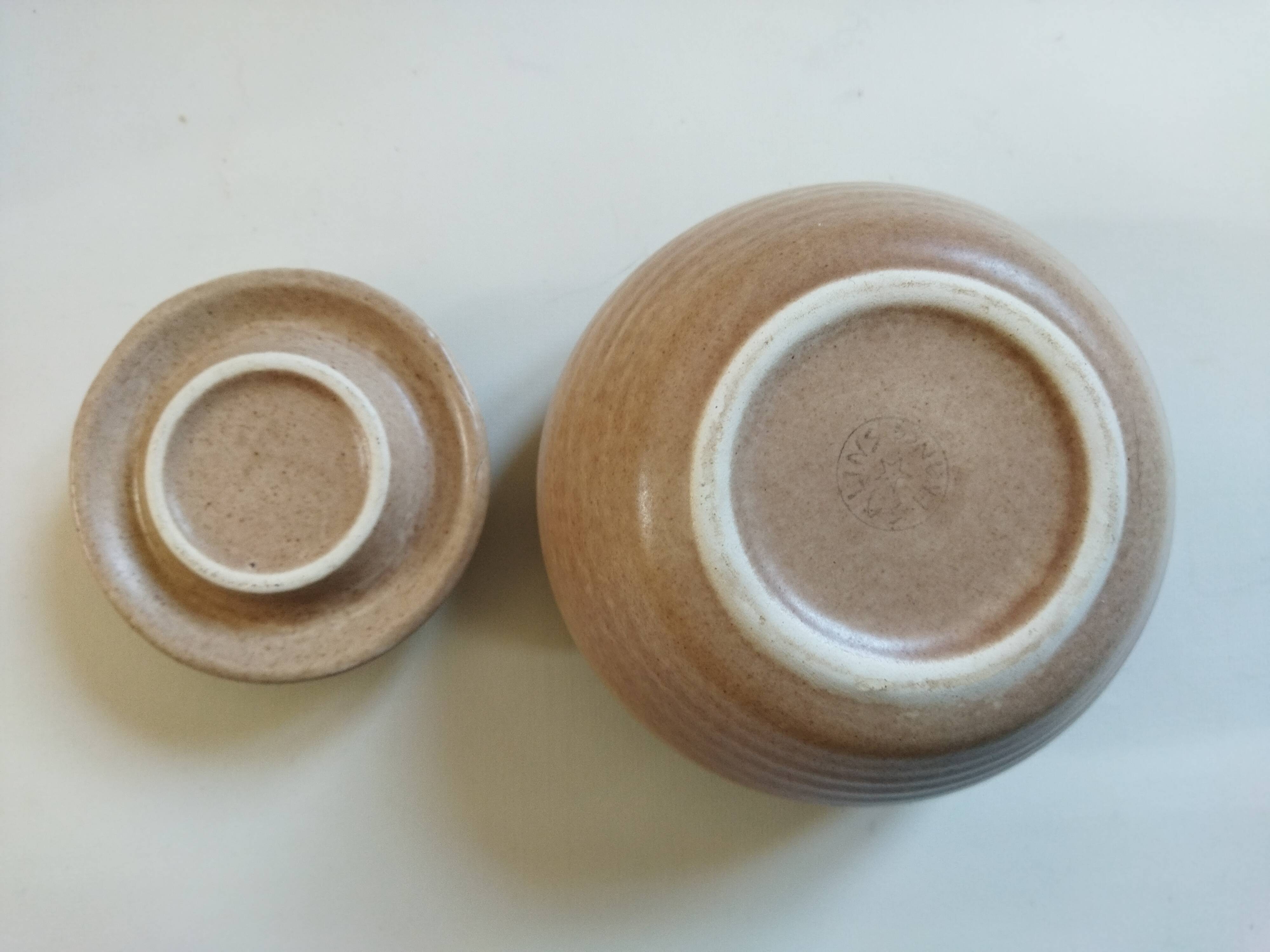 Vintage Salins sugar bowl and creamer