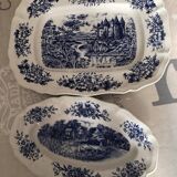 Sarreguemines dish and ramekin