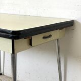 Vintage Yellow Formica Table 1960's