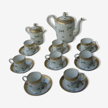 Limoges porcelain coffee service