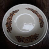 Vintage earthenware salad bowl