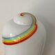 Lampe en verre Vetri Murano rainbow arc en ciel 1970