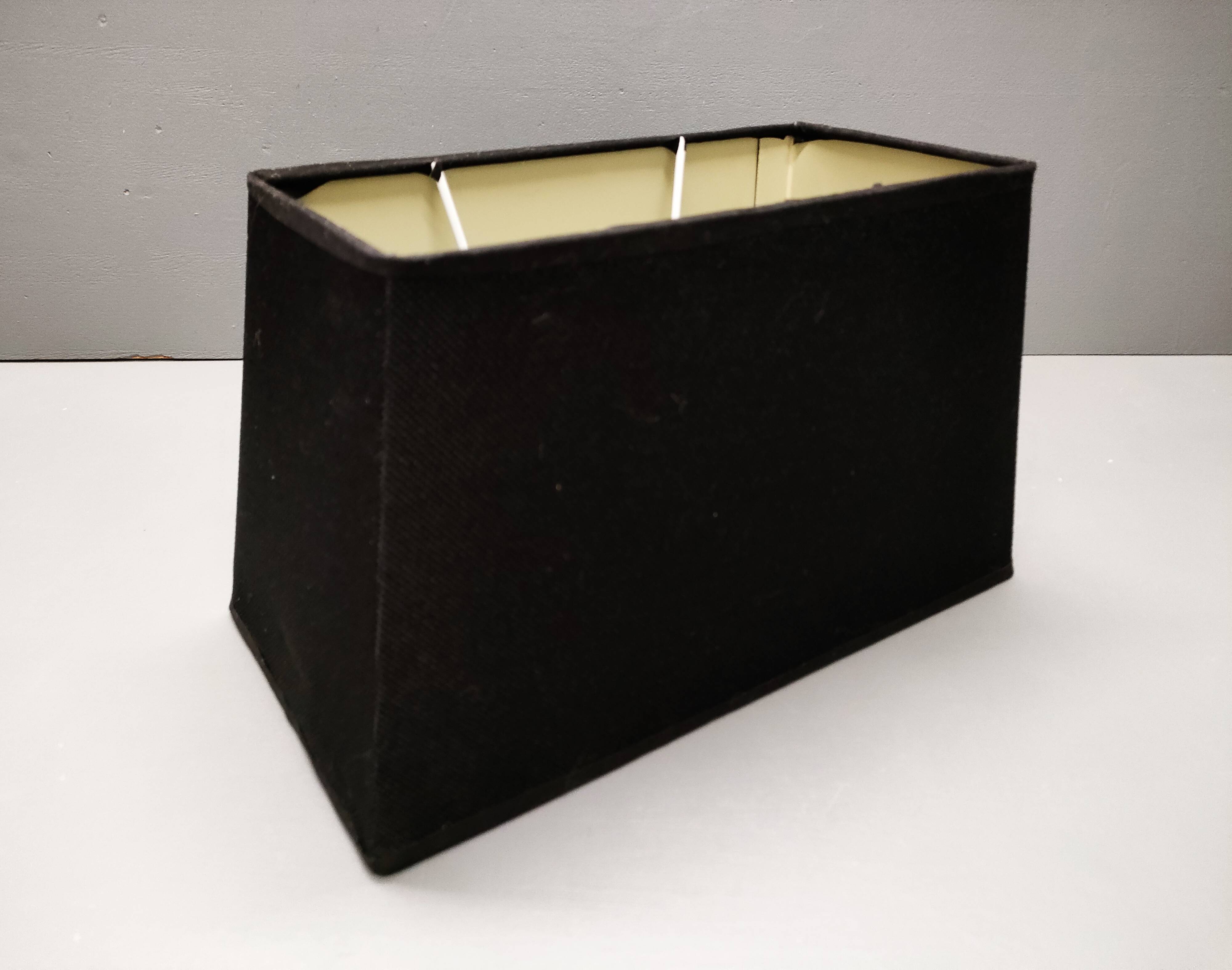 Druline ~ contemporary living room lamp ceramic silver black shade