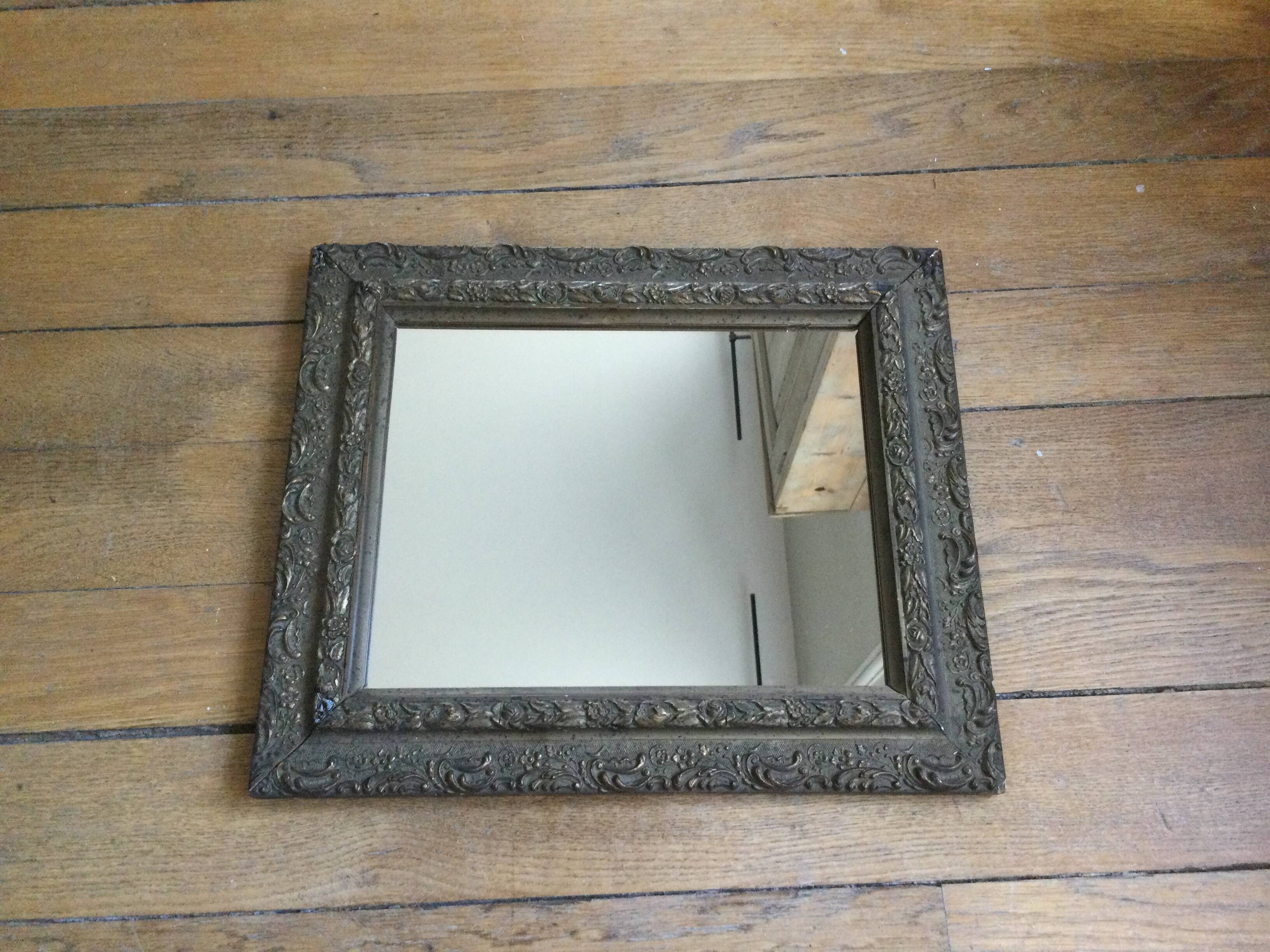 Antique gold mirror