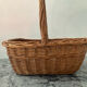 Vintage woven wicker basket