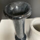 Duo de vases vintage en marbre