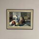 Huile sur panneau – « Nature morte » attribuée à Åke Wilhelm Andersson – 1962