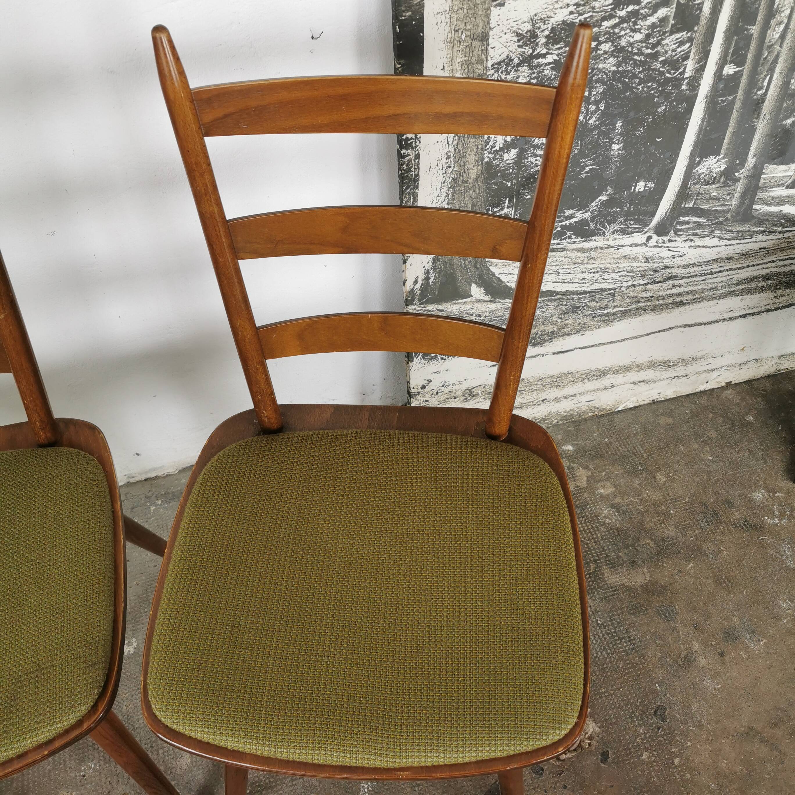 Set of 6 vintage Hiller bar chairs from the 60s