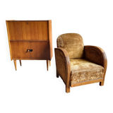 Art deco club armchair