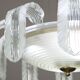 Museal Art Decò Ercole Barovier Murano Glass Chandelier, 1930