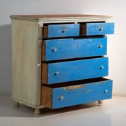 Commode ancienne peinte en pin – Europe centrale, vers 1890