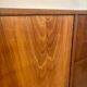 Vintage Polish buffet in flamed walnut – Mid-Century design from the 1960s