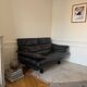 B&B Italia Alanda 2-seater sofa in black leather