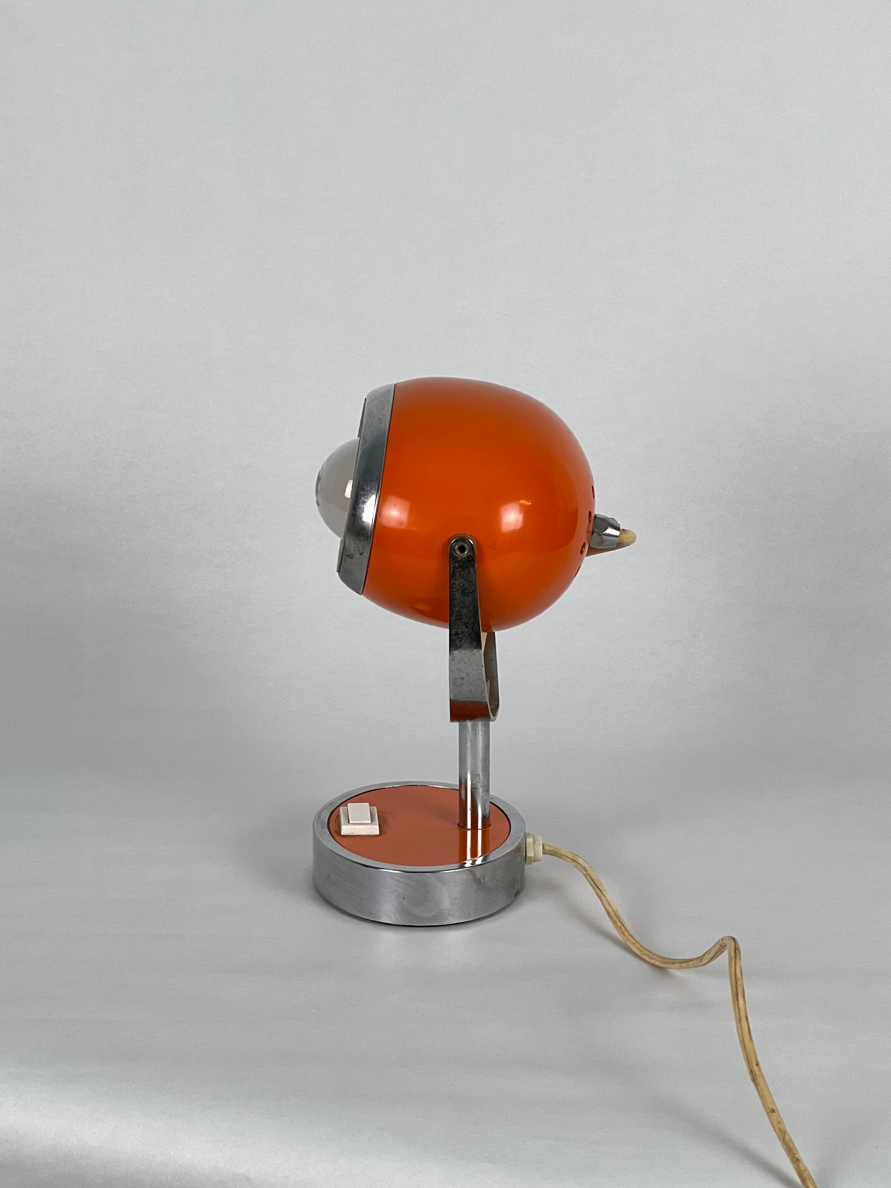 Desk lamp "Eye Ball", Italy, 60s.
