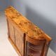 Antique walnut burl cabinet with inlays, United Kingdom, 19th century.