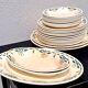 Dining table service, ironstone, Choisy le Roi