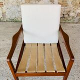 Vintage Scandinavian Teak Armchair, Circa 60's