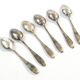 Art Deco brass spoons from WSW, 1950s, set of 6