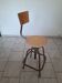 Chaise d'atelier années 60