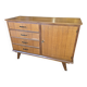 Vintage 1960s oak sideboard