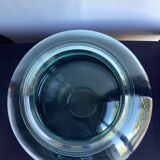 Large green glass jar