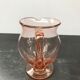 Former pitcher carafe glass bullé rose vintage kitchen