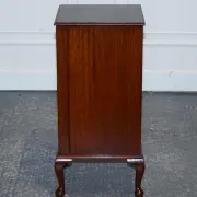 Table de Chevet Art Déco en Bois Dur, 1920s