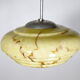 Art Deco Opaline Glass Ceiling Lamp, 1920s–1930s