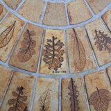 Round coffee table signed capron