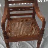 Lot de deux fauteuils artisanaux anciens pour enfants
