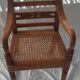 Set of two antique handcrafted children's armchairs